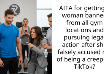 AITA for getting a woman banned from all gym locations and pursuing legal action after she falsely accused me of being a creep on TikTok?
