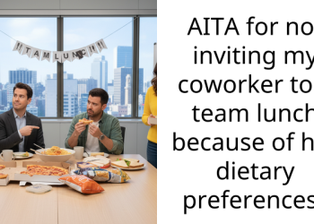 AITA for not inviting my coworker to a team lunch because of her dietary preferences?