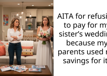 AITA for refusing to pay for my sister’s wedding because my parents used my savings for it?