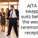 AITA for swapping suits between the wedding ceremony and reception?