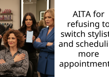 AITA for refusing to switch stylists, and scheduling more appointments?