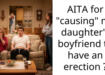 AITA for “causing” my daughter’s boyfriend to have an erection ?