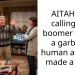 AITAH For calling my boomer father a garbage human after he made a joke?