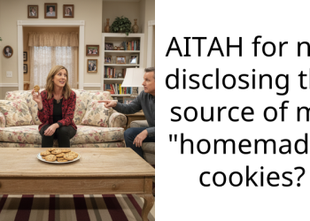 AITAH for not disclosing the source of my “homemade” cookies?