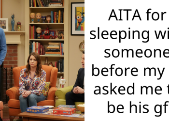 AITA for sleeping with someone before my bf asked me to be his gf