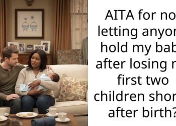 AITA for not letting anyone hold my baby after losing my first two children shortly after birth?