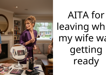 AITA for leaving while my wife was getting ready