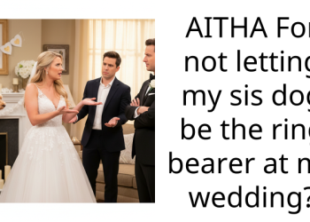 AITHA For not letting my sis dog be the ring bearer at my wedding?