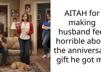 AITAH for making husband feel horrible about the anniversary gift he got me