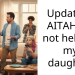 Update 2: AITAH for not helping my daughter