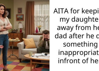 AITA for keeping my daughter away from her dad after he did something inappropriate infront of her