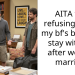 AITA for refusing to let my bf’s brother stay with us after we get married