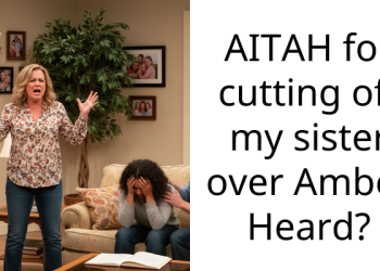 AITAH for cutting off my sister over Amber Heard?