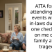AITA for not attending family events with my in-laws due to no one checking in on me or my family after a tragedy?