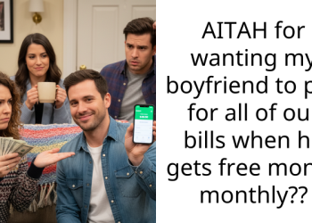 AITAH for wanting my boyfriend to pay for all of our bills when he gets free money monthly??
