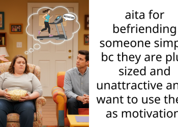 aita for befriending someone simply bc they are plus sized and unattractive and i want to use them as motivation