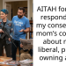 AITAH for how I responded to my conservative mom’s concerns about me, a liberal, proudly owning a gun.