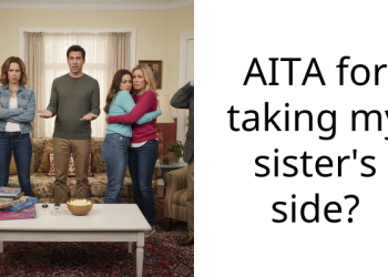 AITA for taking my sister’s side?