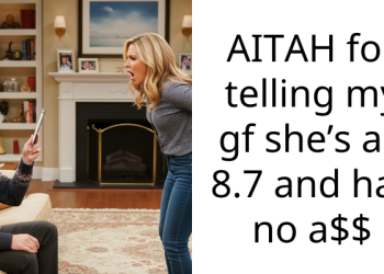AITAH for telling my gf she’s an 8.7 and has no a$$