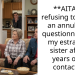**AITA for refusing to fill out an annulment questionnaire for my estranged sister after 6 years of no contact?**