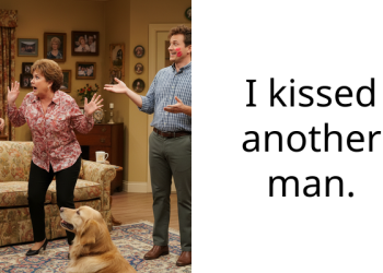 I kissed another man.