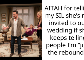 AITAH for telling my SIL she’s not invited to our wedding if she keeps telling people I’m “just the rebound”?