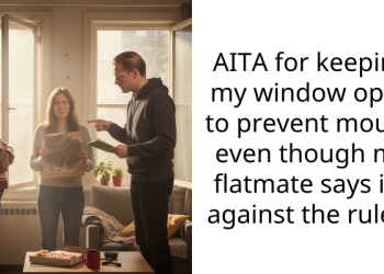 AITA for keeping my window open to prevent mould, even though my flatmate says it’s against the rules?