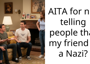 AITA for not telling people that my friend is a N**i?