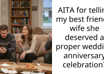 AITA for telling my best friend’s wife she deserved a proper wedding anniversary celebration?