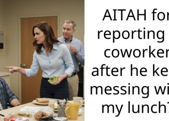 AITAH for reporting a coworker after he kept messing with my lunch?