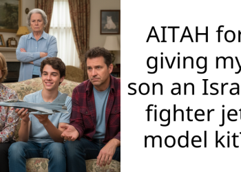 AITAH for giving my son an Israeli fighter jet model kit?