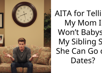 AITA for Telling My Mom I Won’t Babysit My Sibling So She Can Go on Dates?