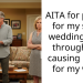 AITA for paying for my son’s wedding even through it is causing issues for my wife?