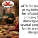 AITA for lashing out at my father when he refused to stop bringing food to Thanksgiving that several people in my family are severely allergic to?
