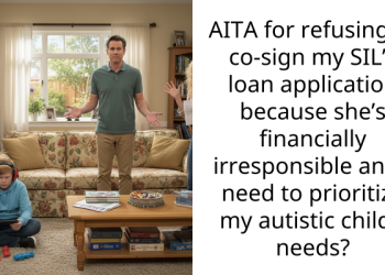 AITA for refusing to co-sign my SIL’s loan application because she’s financially irresponsible and I need to prioritize my autistic child’s needs?