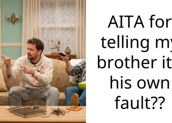 AITA for telling my brother it’s his own fault??