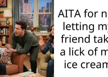 AITA for not letting my friend take a lick of my ice cream