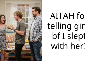 AITAH for telling girls bf I slept with her?