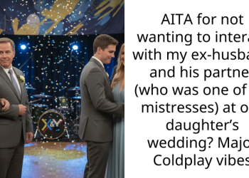 AITA for not wanting to interact with my ex-husband and his partner (who was one of his mistresses) at our daughter’s wedding? Major Coldplay vibes