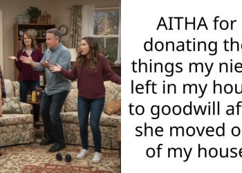 AITHA for donating the things my niece left in my house to goodwill after she moved out of my house