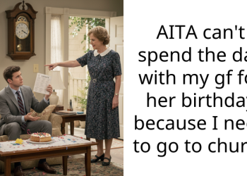 AITA can’t spend the day with my gf for her birthday because I need to go to church