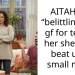AITAH for “belittling” my gf for telling her she can’t beat up a small man?