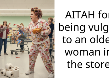 AITAH for being vulgar to an older woman in the store