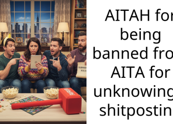 AITAH for being banned from AITA for unknowingly shitposting