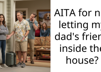 AITA for not letting my dad’s friend inside the house?