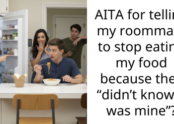 AITA for telling my roommate to stop eating my food because they “didn’t know it was mine”?