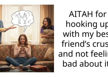 AITAH for hooking up with my best friend’s crush and not feeling bad about it?