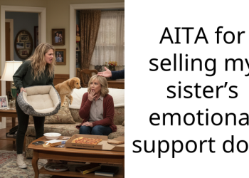 AITA for selling my sister’s emotional support dog?
