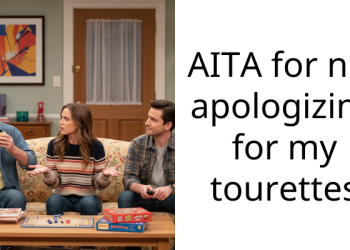 AITA for not apologizing for my tourettes