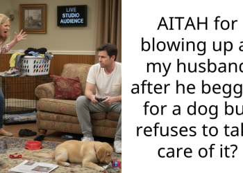 AITAH for blowing up at my husband after he begged for a dog but refuses to take care of it?